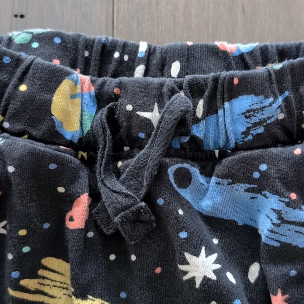 Hanna Andersson 6-12 Months Space Print Knit Jogger